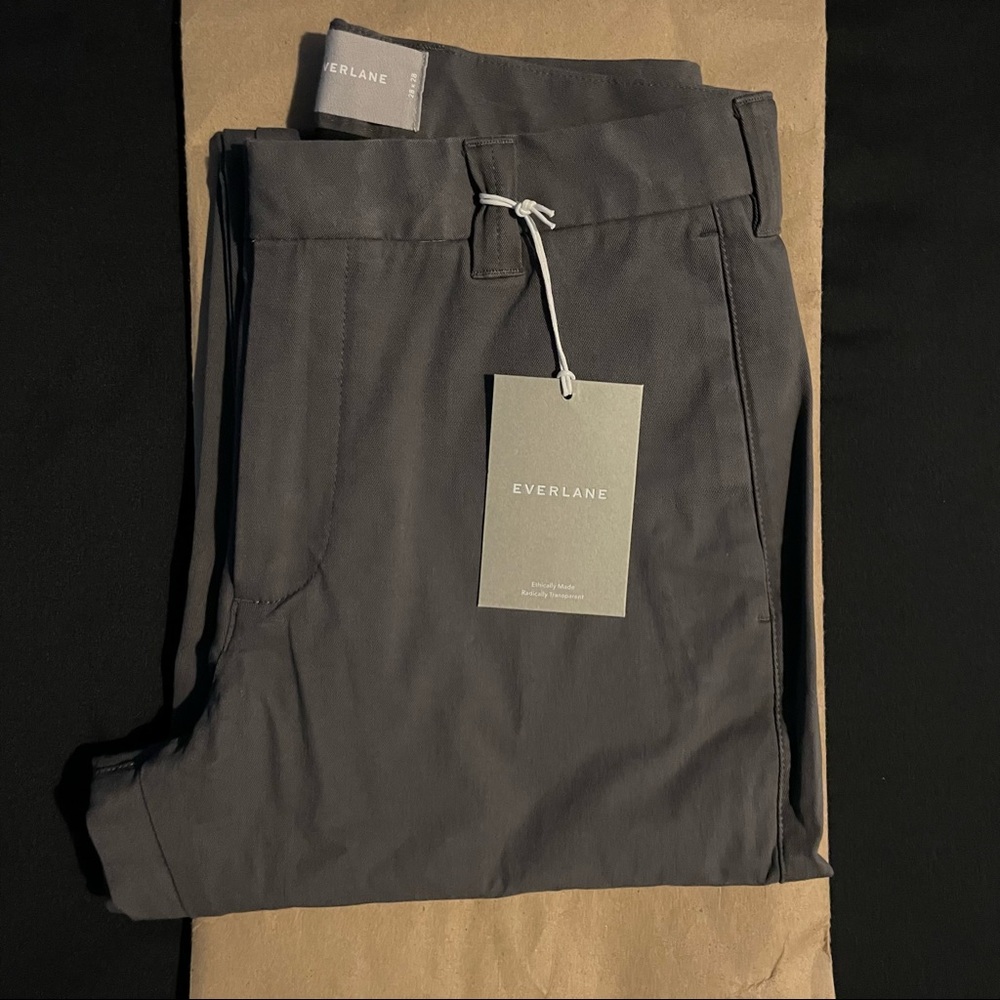 Everlane Modern Fit Performance Chino, Slate Grey, 28 x 28 - Picture 4 of 16